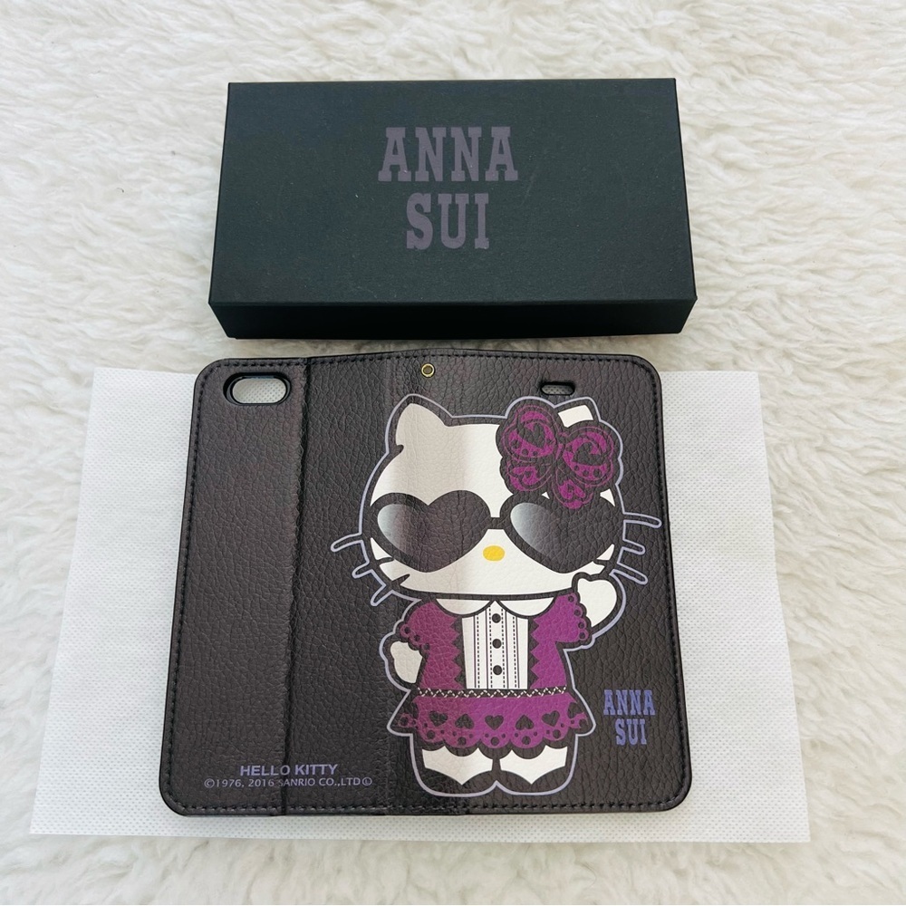 Anna Sui Hello Kitty Colaboration Cards/Mirror/Phone Case w/ Box - Picture 4 of 11